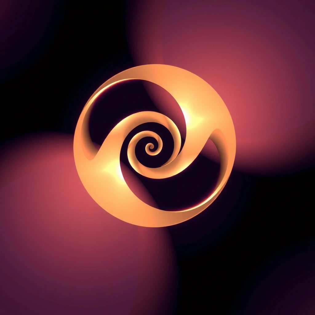 Símbolo de energía o bienestar, como una espiral o un aura brillante.
