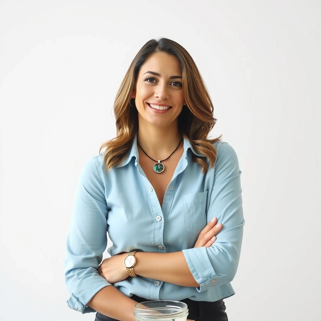 Retrato profesional de María Fernández, experta en nutrición holística